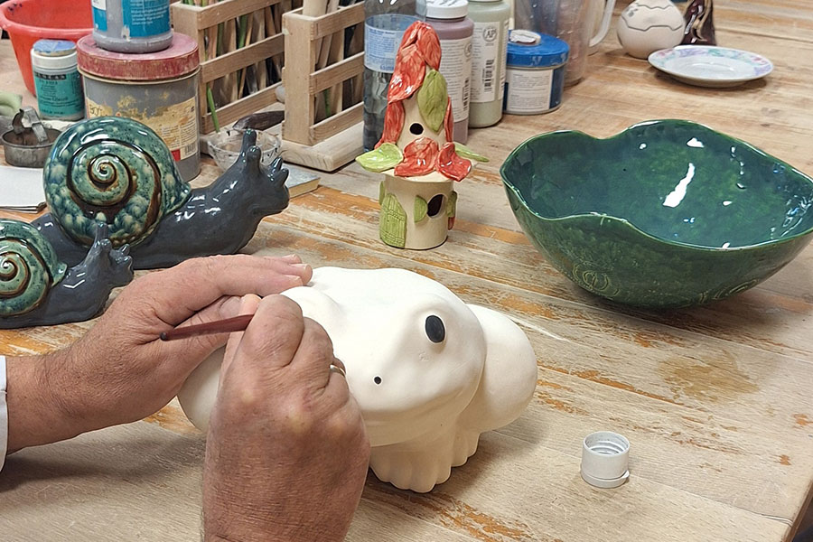 Foto: Wiener Gesundheitsverbund Arbeiten mit Ton im Multiprofessionellen Therapie- und Kompetenzzentrum des Therapiezentrum Ybbs